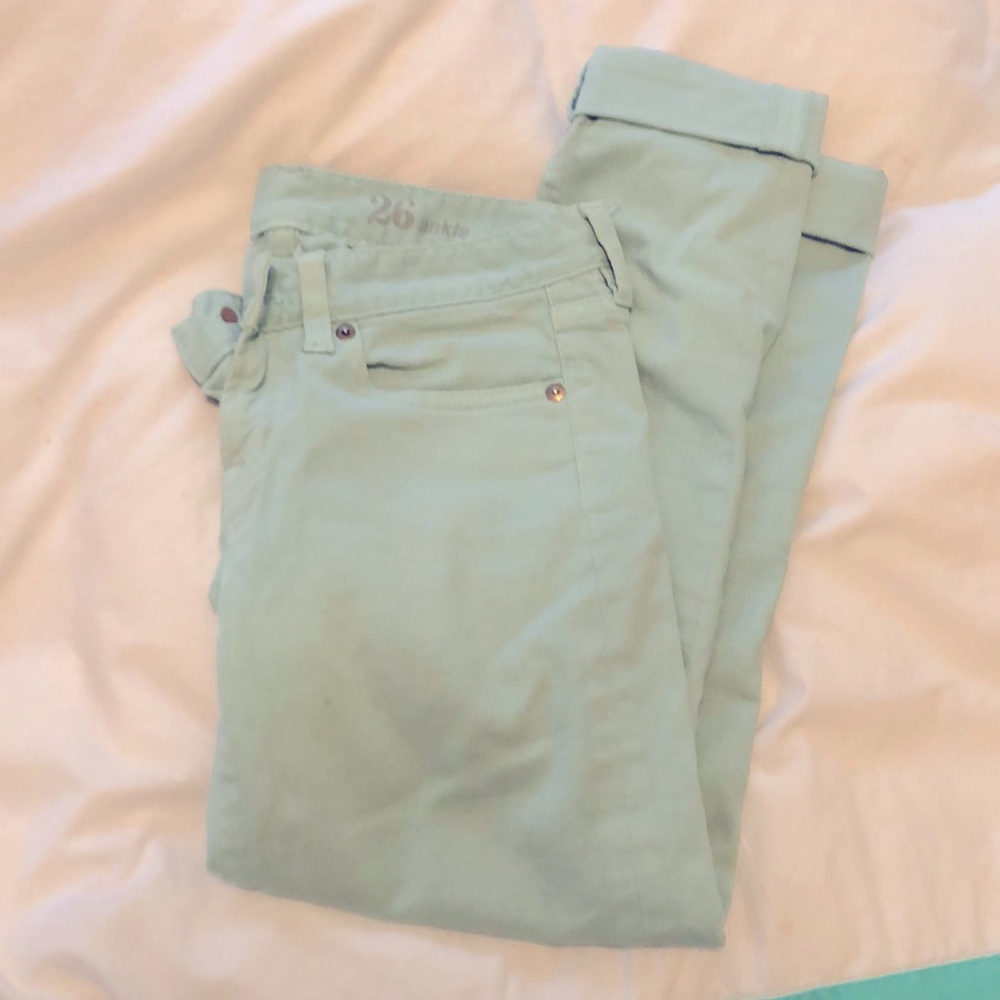 JCrew Toothpick ankle jeans